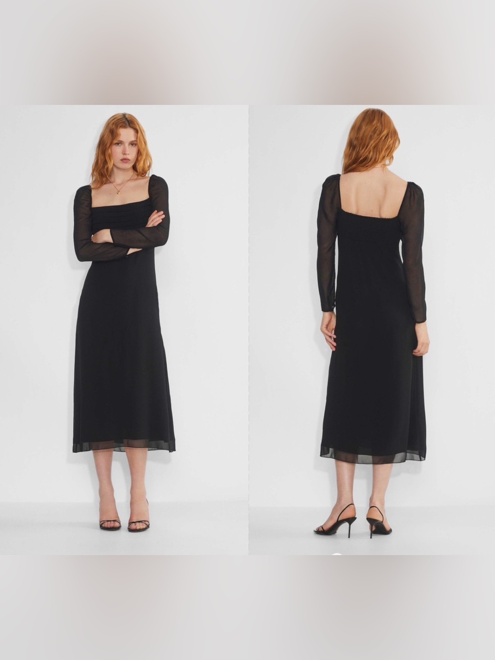 NWOTS Amuse Longsleeve Midi Dress Sz 6